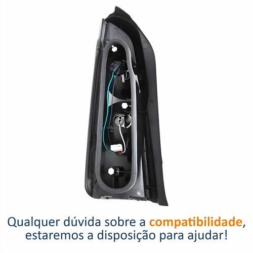 Lanterna Fiat Idea Essence 2010 Até 2016 Fumê Com Led Lado Direito Passageiro