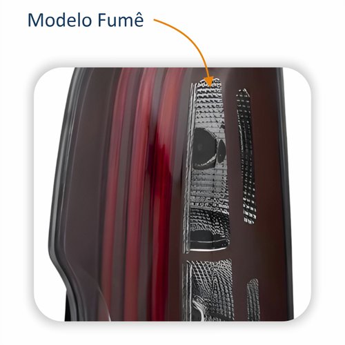 Lanterna Fiat Idea Essence 2010 Até 2016 Fumê Com Led Lado Direito Passageiro