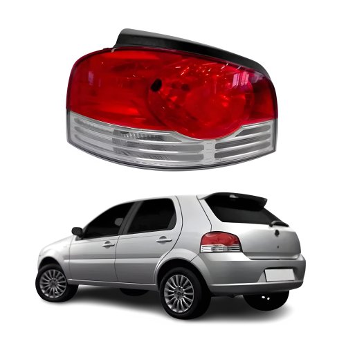 Lanterna Fiat Palio BBB 2008 Até 2012 Bicolor Frisada Lado Esquerdo Motorista