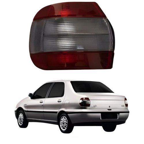 Lanterna Traseira Fiat Siena 1997 1998 1999 2000 Fumê Lado Esquerdo Motorista