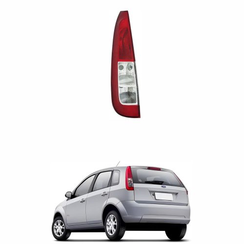 Lanterna Traseira Ford Fiesta Hatch 2008 Até 2016 Bicolor Lado Esquerdo Motorista