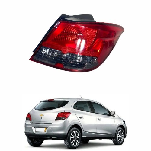 Lanterna Gm Onix 2012 Até 2016 Onix Joy 2017 Até 2019 Bicolor Fumê Lado Direito Passageiro