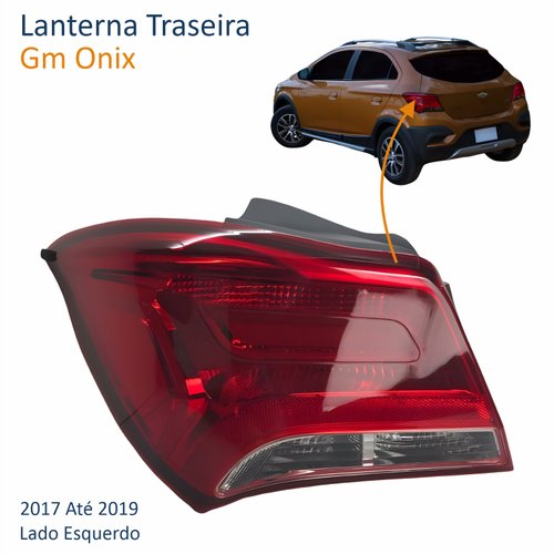 Lanterna Gm Onix 2017 Até 2019 Lado Esquerdo Motorista