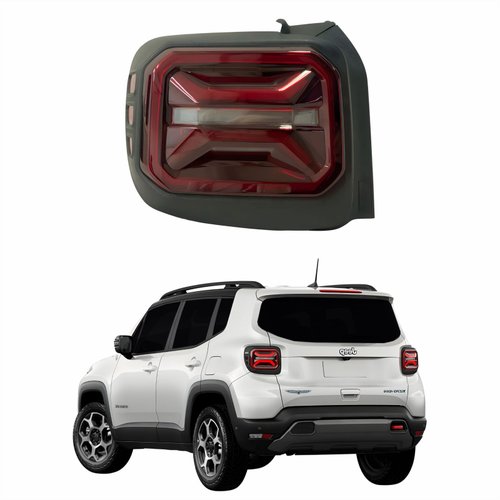 Lanterna Traseira Jeep Renegade 2022 2023 2024 2025 Com Led Lado Esquerdo Motorista