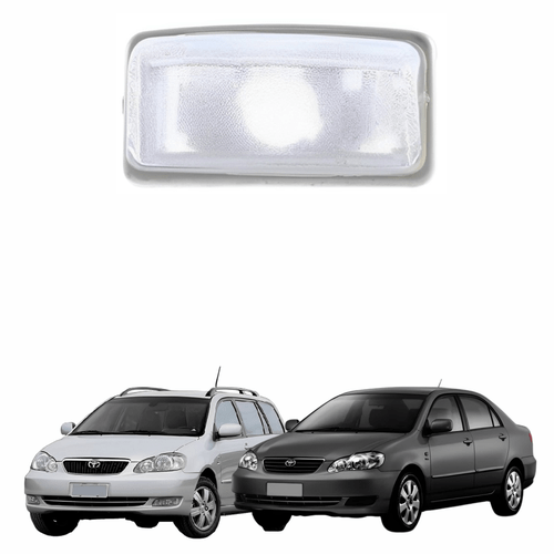 Lanterna Luz Placa Toyota Corolla Fielder 2003 até 2008 Sem Soquete Lado Esquerdo Motorista