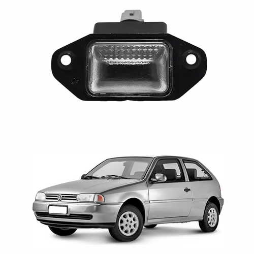 Lanterna Luz Placa Vw Gol G2 1995 até 2000 Com Soquete