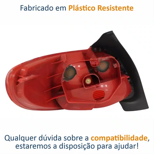 Lanterna Peugeot 206 1999 2000 2001 2002 2003 Lado Direito Passageiro