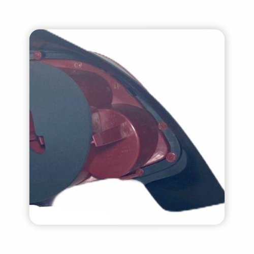 Lanterna Peugeot 206 2004 Até 2009 Toda Vermelha Lado Direito Passageiro