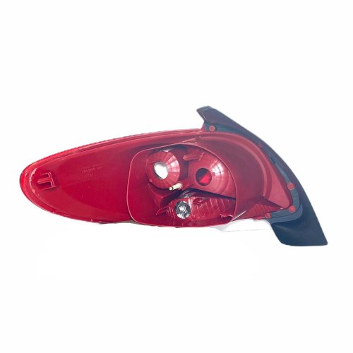 Lanterna Peugeot 207 Hatch 2009 2010 2011 2012 2013 2014 2015 Bicolor Cristal Grade Ré Vermelha Lado Direito Passageiro