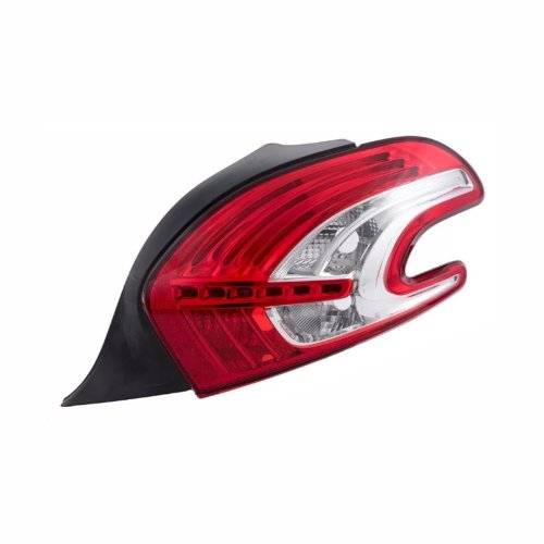 Lanterna Peugeot 208 2013 Até 2018 Bicolor Cristal Lado Direito Passageiro