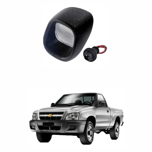 Lanterna Luz Placa Gm S-10 2001 até 2011 Com Soquete Lado Esquerdo Motorista
