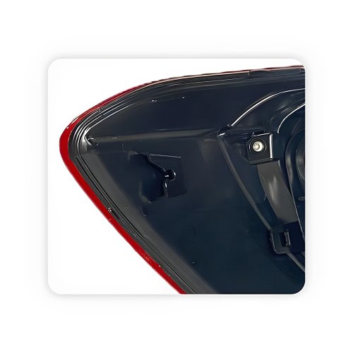 Lanterna Renault Sandero 2015 Até 2019 Bicolor Vermelha Cristal Lado Direito Passageiro