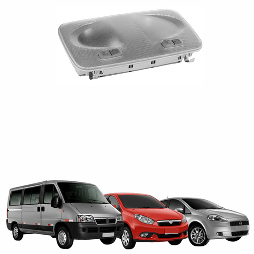 Lanterna Teto Fiat Ducato 1998 Até 2016 Punto 2008 Até 2016 Grand Siena 2012 Até 2017