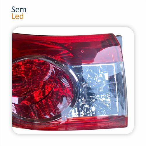 Lanterna Traseira Toyota Corolla 2012 2013 2014 Sem Led Canto Lado Esquerdo Motorista