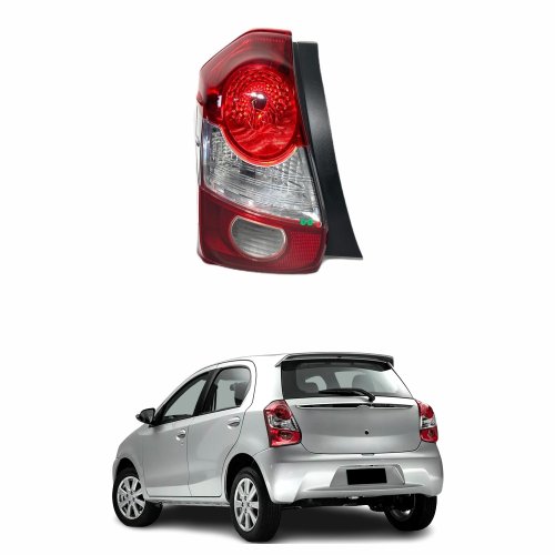 Lanterna Toyota Etios Hatch 2013 Até 2016 Bicolor Cristal Lado Esquerdo Motorista