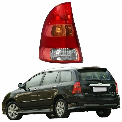 Lanterna Traseira Toyota Fielder 2003 Até 2008 Tampa Curvada Lado Esquerdo Motorista