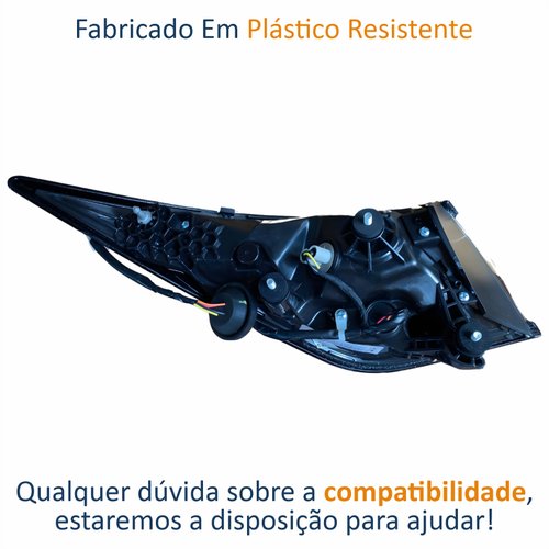 Lanterna Traseira Byd Dolphin 2023 2024 Com Led Lado Direito Passageiro