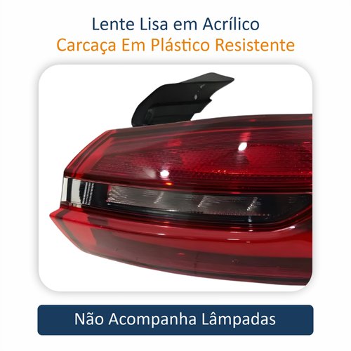 Lanterna Traseira Canto Fiat Fastback 2020 Até 2024 Lado Direito Passageiro