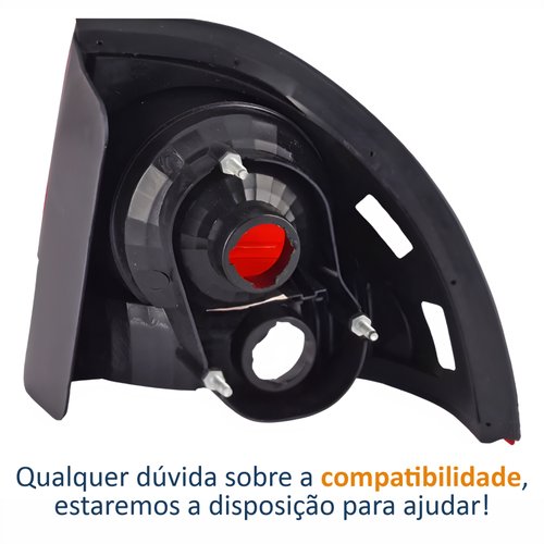 Lanterna Traseira Canto Gm Classic 2011 Até 2016 Lado Esquerdo Motorista
