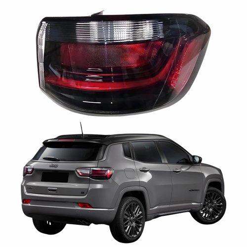 Lanterna Traseira Canto Jeep Compass 2022 Até 2024 Com Led Lado Direito Passageiro