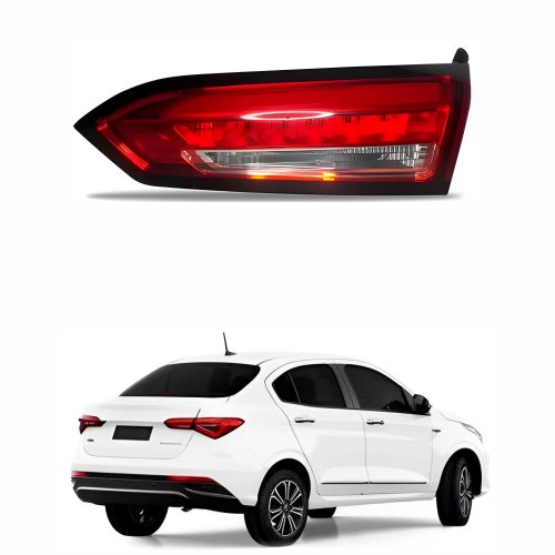 Lanterna Traseira Fiat Cronos 2018 2019 2020 2021 2022 Tampa Com Led Lado Direito Passageiro