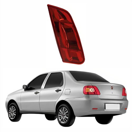 Lanterna Traseira Fiat Siena G3 2004 Até 2007 Tampa Lado Esquerdo Motorista