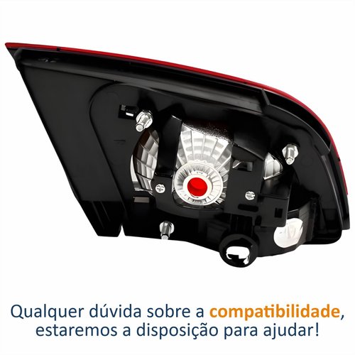 Lanterna Traseira Fiat Siena G4 2008 Até 2013 Tampa Bicolor Lado Direito Passageiro