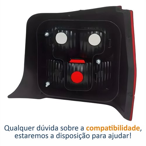 Lanterna Traseira Fiat Uno Fire 2004 Até 2010 Fumê Lado Esquerdo Motorista