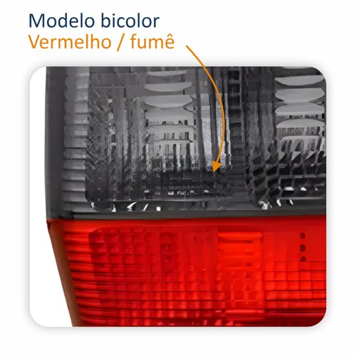 Lanterna Traseira Fiat Uno Fire 2004 Até 2010 Fumê Lado Esquerdo Motorista