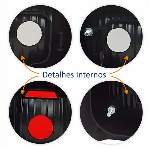 Lanterna Traseira Fiat Uno Fire 2004 Até 2010 Fumê Lado Esquerdo Motorista