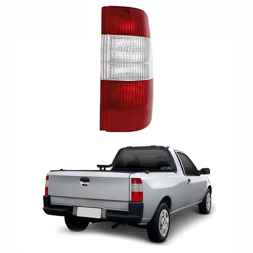 Lanterna Traseira Ford Courier 1996 Até 2009 Com Soquete Lado Direito Passageiro