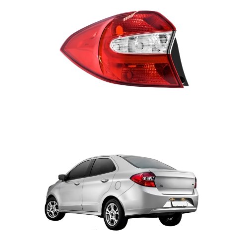 Lanterna Traseira Ford Ka 2015 2016 2017 2018 Sedan Bicolor Lado Esquerdo Motorista