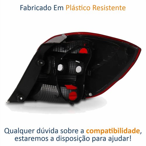 Lanterna Traseira Ford Ka Hatch 2019 Até 2022 Original Arteb Lado Esquerdo Motorista