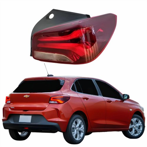 Lanterna Traseira Gm Onix Hatch 2020 2021 2022 2023 2024 Bicolor Sem Led Lado Direito Passageiro