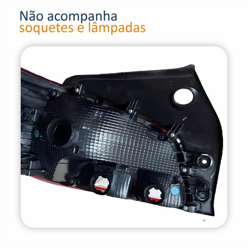 Lanterna Traseira Gm Onix Hatch 2020 2021 2022 2023 2024 Bicolor Sem Led Lado Direito Passageiro