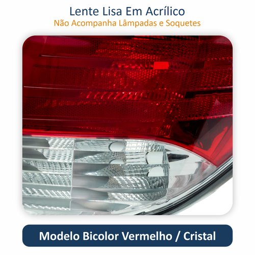 Lanterna Traseira Gm Prisma 2013 Até 2016 Original Arteb Bicolor Lado Direito Passageiro