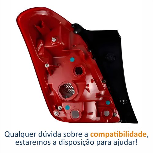 Lanterna Traseira Gm Tracker 2017 Até 2020 Com Led Lado Direito Passageiro