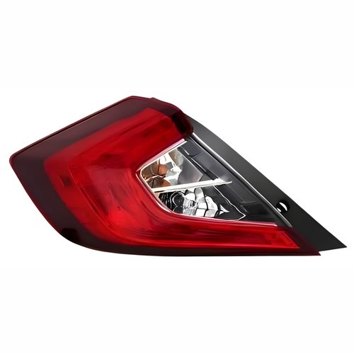 Lanterna Traseira Honda Civic 2017 Até 2020 Bicolor Canto Lado Esquerdo Motorista
