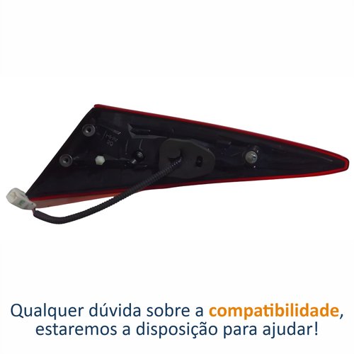 Lanterna Traseira Honda Civic 2017 Até 2020 Tampa Lado Direito Passageiro