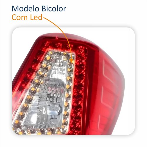 Lanterna Traseira Lifan X60 2013 Até 2016 Com Led Com Soquete Lado Direito Passageiro