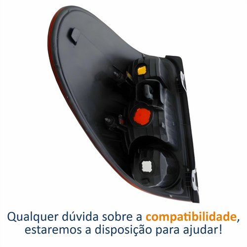 Lanterna Traseira Mitsubishi L200 Triton 2008 Até 2017 Lado Direito Passageiro