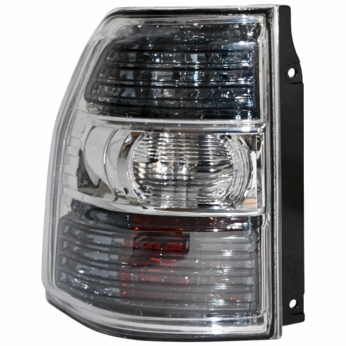 Lanterna Traseira Mitsubishi Pajero Full 4P 2007 Até 2014 Bicolor Cristal Lado Esquerdo Motorista