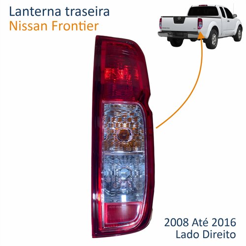 Lanterna Traseira Nissan Frontier 2008 2009 2010 2011 2012 2013 2014 2015 2016 Lado Direito Passageiro