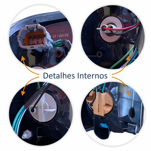 Lanterna Traseira Nissan Frontier 2008 2009 2010 2011 2012 2013 2014 2015 2016 Lado Direito Passageiro