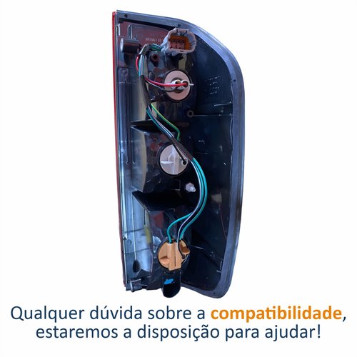 Lanterna Traseira Nissan Frontier 2008 2009 2010 2011 2012 2013 2014 2015 2016 Lado Esquerdo Motorista