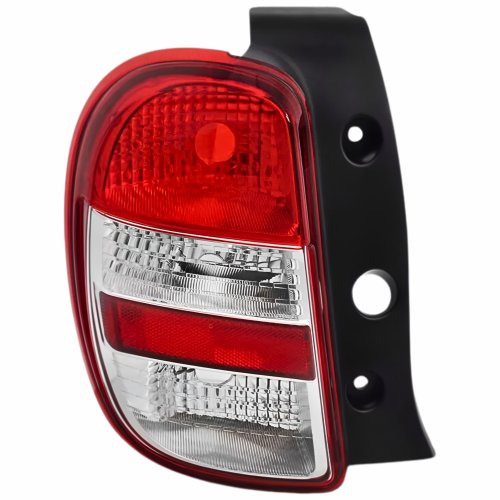 Lanterna Traseira Nissan March 2011 2012 2013 2014 Bicolor Cristal Lado Esquerdo Motorista