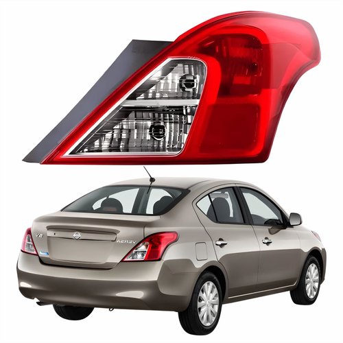Lanterna Traseira Nissan Versa 2012 Até 2019 Bicolor Lado Direito Passageiro