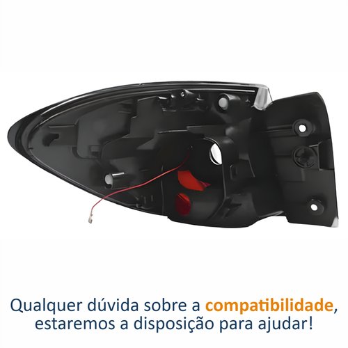 Lanterna Traseira Renault Captur 2017 Até 2024 Canto Com Led Lado Direito Passageiro