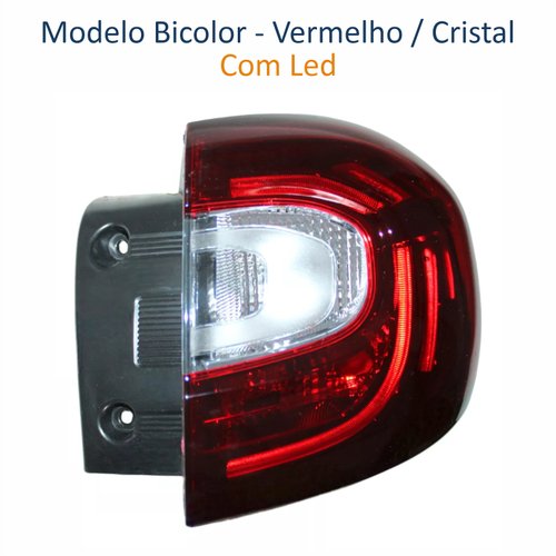 Lanterna Traseira Renault Captur 2017 Até 2024 Canto Com Led Lado Direito Passageiro