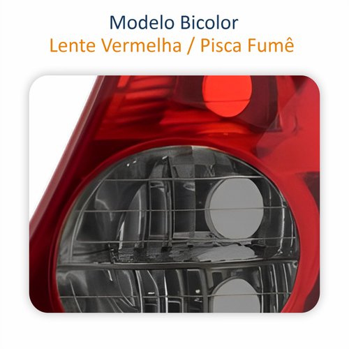 Lanterna Traseira Renault Clio Hatch 2003 Até 2012 Fumê Lado Direito Passageiro